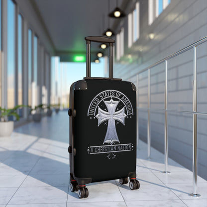 "USA - A Christian Nation" #02 Suitcases (Black)