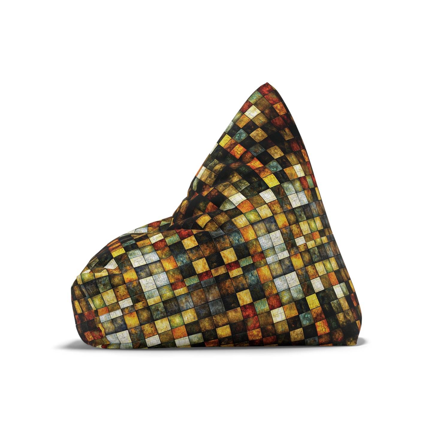 "Wood Block Pattern" #01, Bean Bag Chair Cover