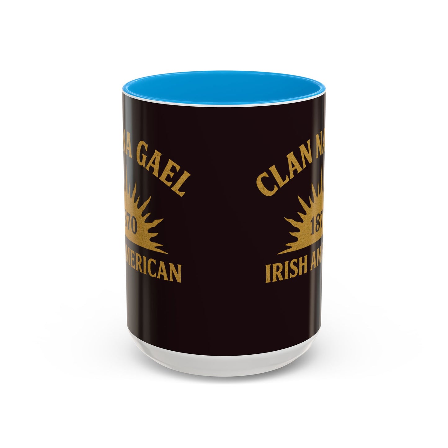 "Clan na Gael - Irish American", Colorful Mugs (11oz, 15oz) (Seal Brown)
