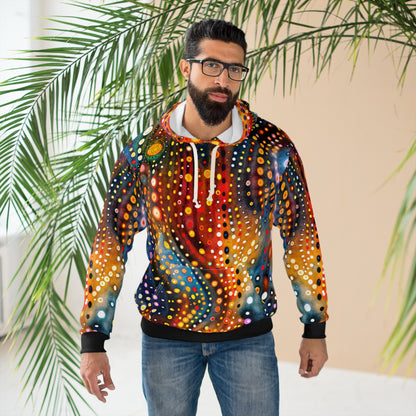"Abstract 69", Unisex Wearable Art Pullover Hoodie