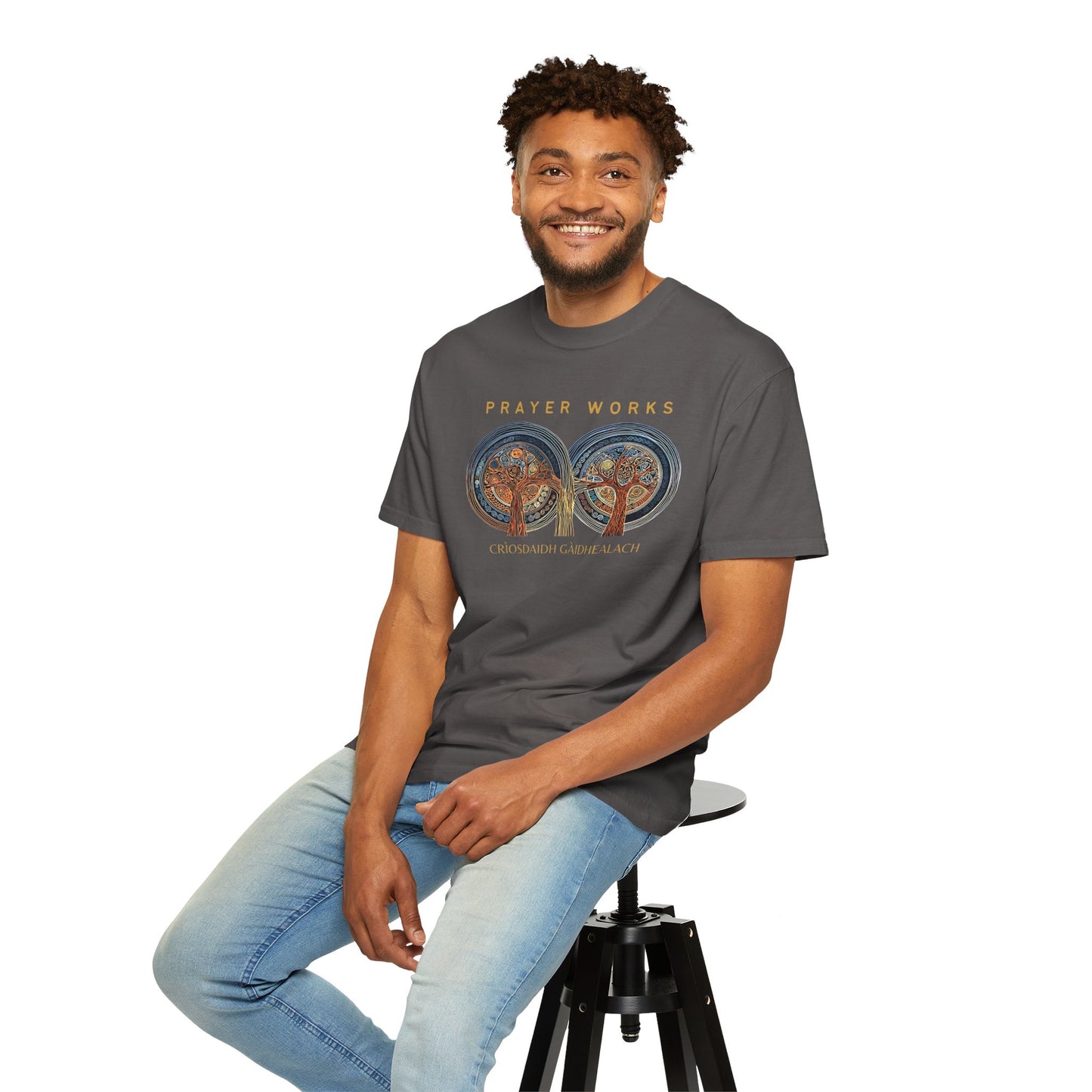"Prayer Works - Criosdaidh Gàidhealach", Unisex T-shirt