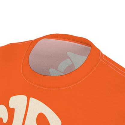 "Retro Jesus", Unisex T-shirt (Vivid Orange)
