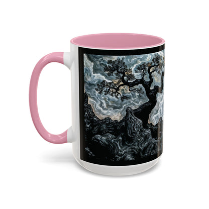 "An Crann Naomh (Gaelic) - The Sacred Tree (English)", Colorful Mugs (11oz & 15oz)