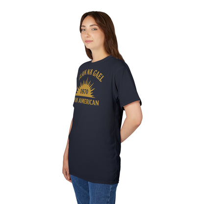 "Clan na Gael - Irish American", Unisex T-shirt (Dark Loathly Lady)