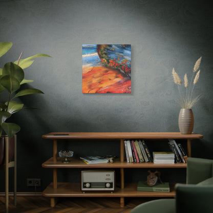 "Landfall Ember – Memories of Ancestral Strakes", Fine Art Matte Canvas, Stretched, 1.25"