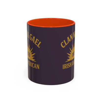 "Clan na Gael - Irish American", Colorful Mugs (11oz, 15oz) (Purple Verbena)
