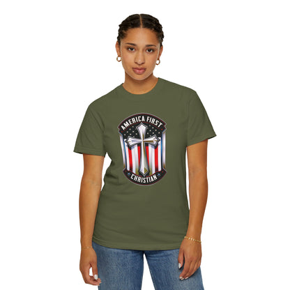 "America First - Christian" #01, Unisex T-shirt