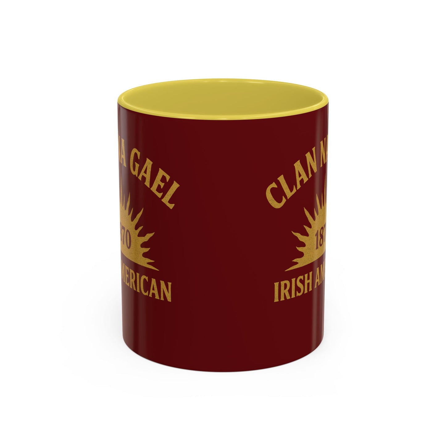 "Clan na Gael - Irish American", Colorful Mugs (11oz, 15oz) (Palladius Red)