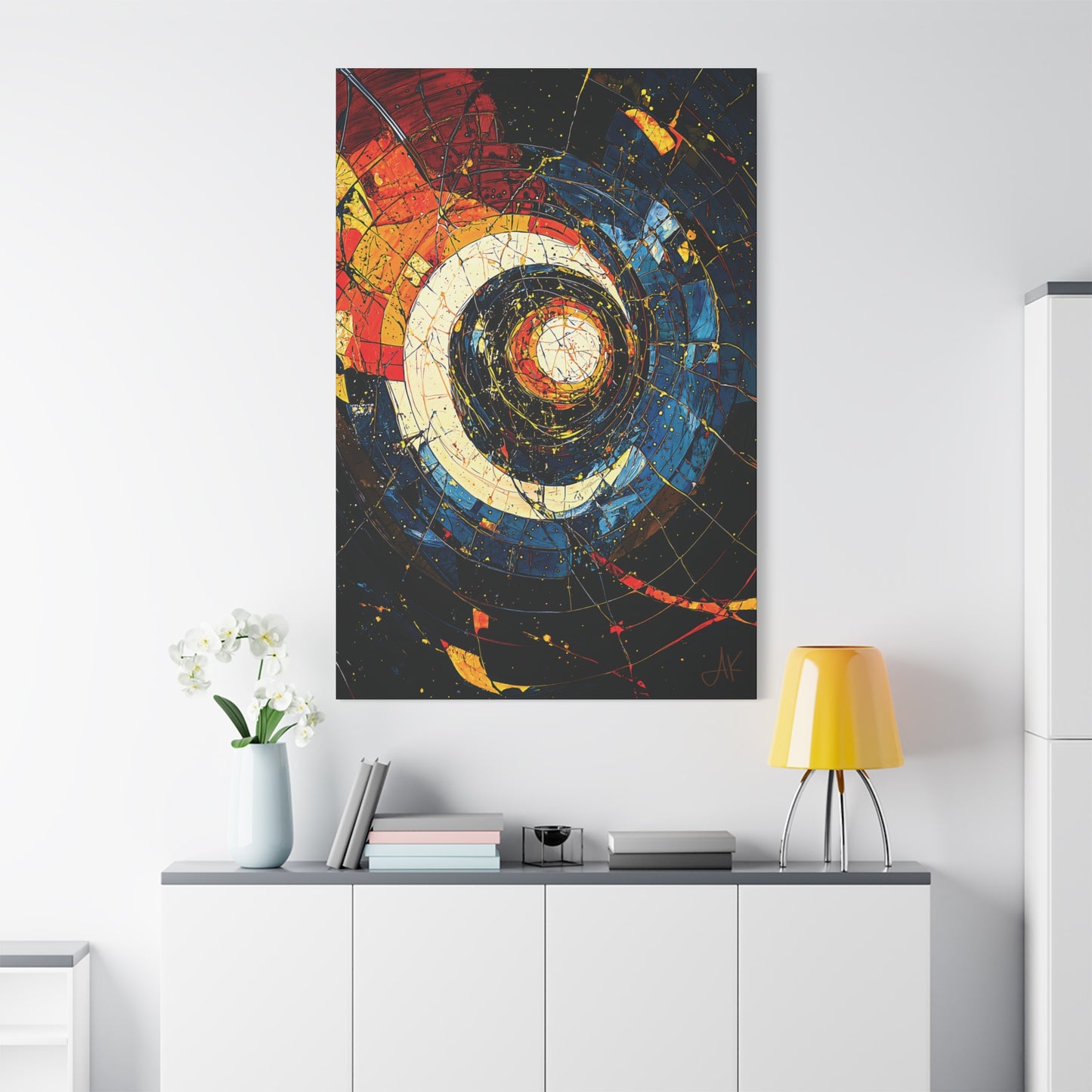"Shatterdawn Vortex", Fine Art Matte Canvas, Stretched, 1.25"