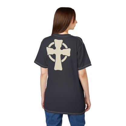 "Retro Jesus", Unisex T-shirt (Antarctic Deep)
