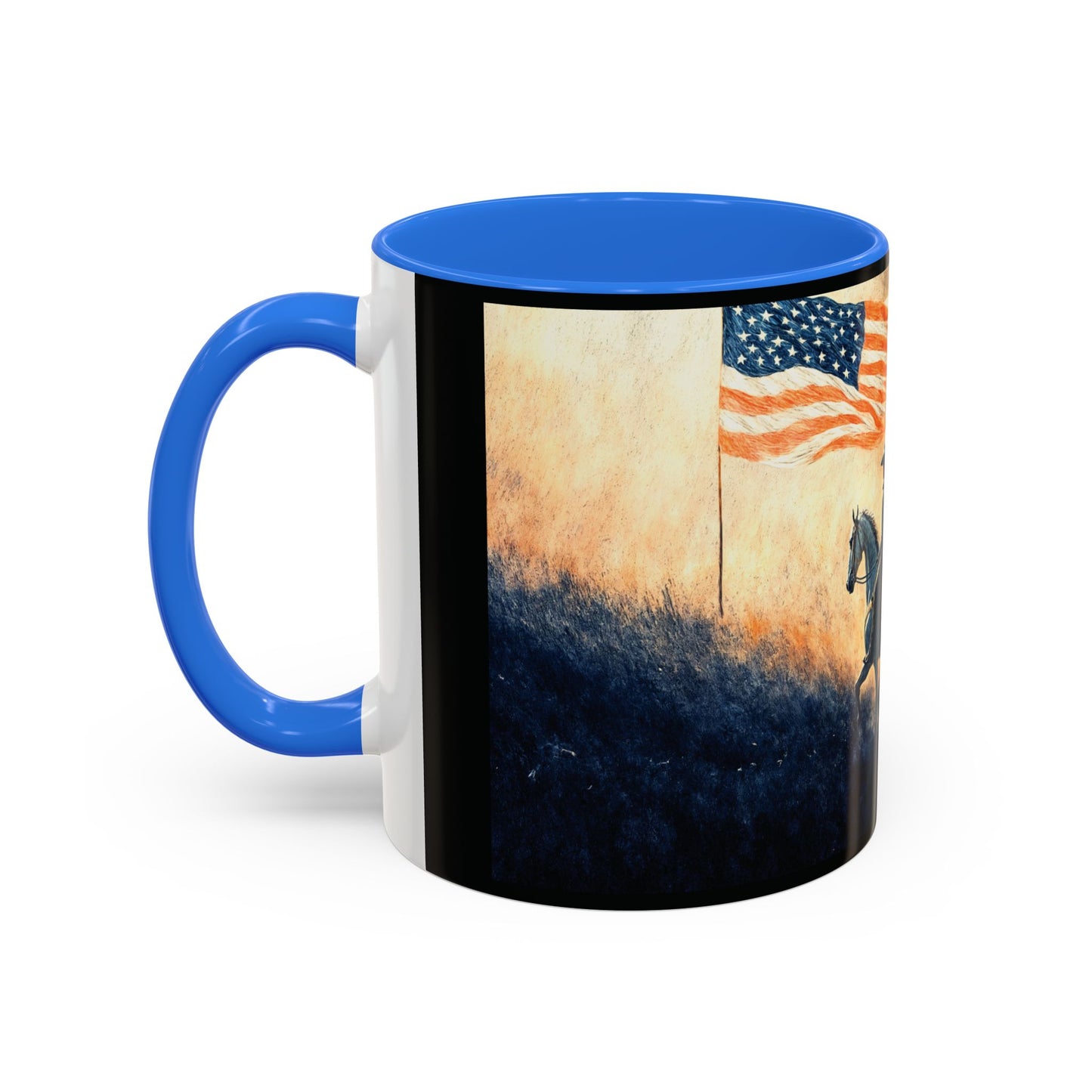 "Liberty under God", Colorful Mugs (11oz, 15oz)
