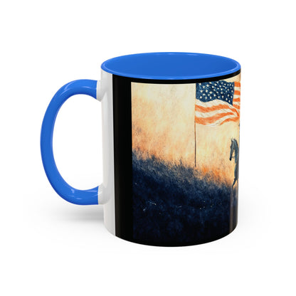 "Liberty under God", Colorful Mugs (11oz, 15oz)