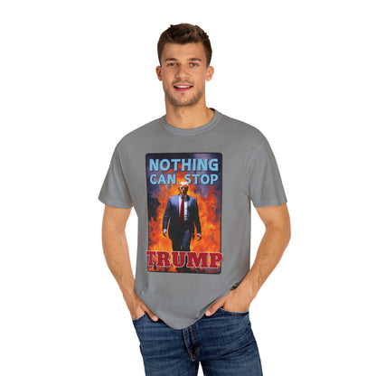 "Nothing Can Stop Trump", Unisex T-shirt (Light Colors)