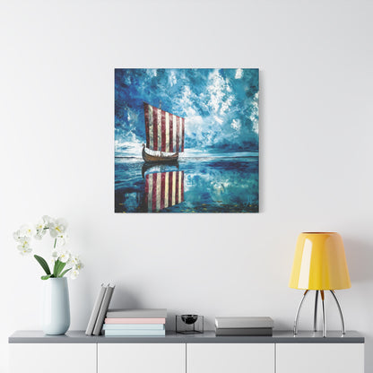 "First Keel at Cille Pheadair", Fine Art Matte Canvas, Stretched, 1.25"