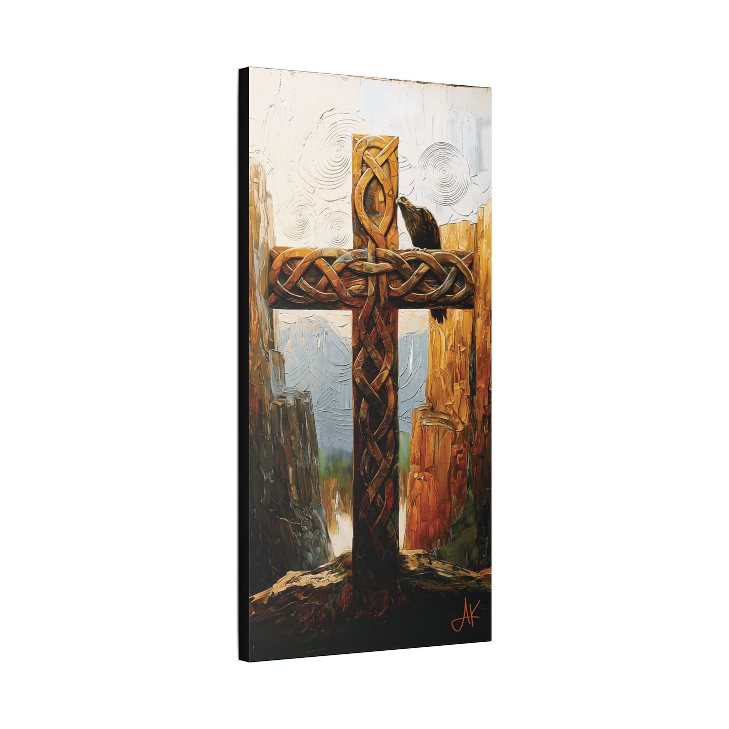 "Airer Goídel (Gaelic) Coast of the Gaels (English)", Stretched Classic Canvas Fine Art Print
