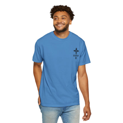 "Steadfast Cross in Black", Unisex T-shirt