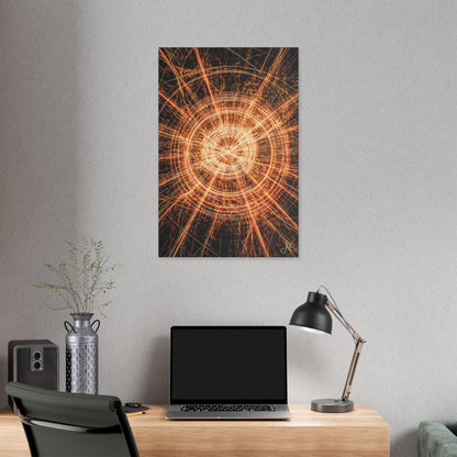 "His Light After Darkness", Stretched Classic Canvas Fine Art Print