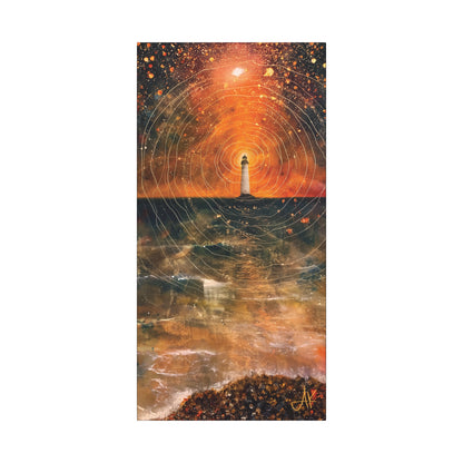 "Beacon in the Rings of Night", Fine Art Matte Canvas, Stretched, 1.25"