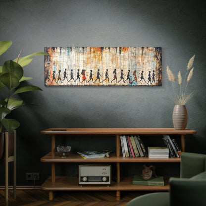 "Lockstep: Diversity Without Difference", Fine Art Matte Canvas, Stretched, 1.25"