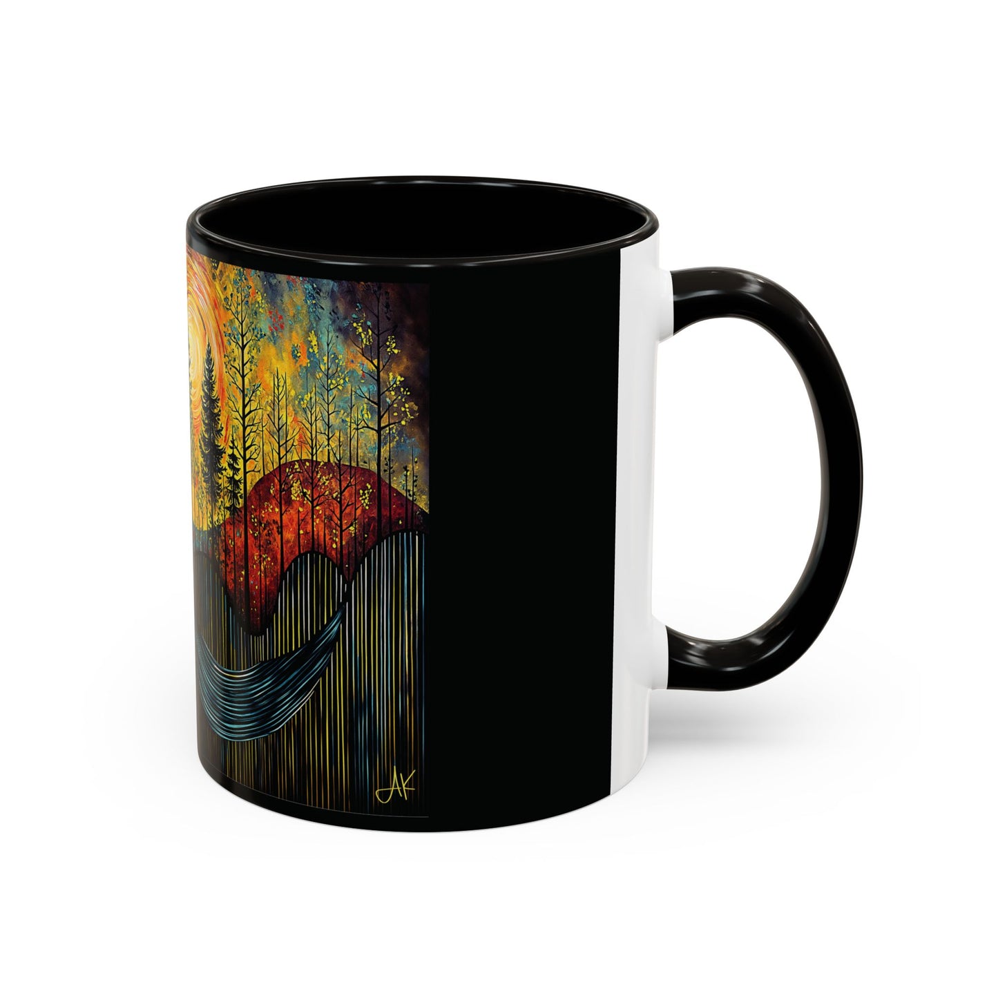 "Sacred Resonance", Colorful Mugs (11oz, 15oz)