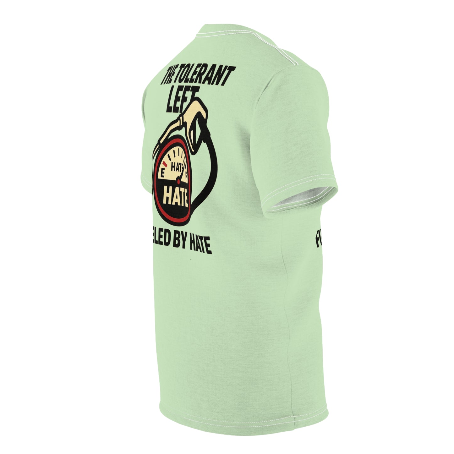 "The Tolerant Left", Unisex T-shirt (Soft Lime Green)