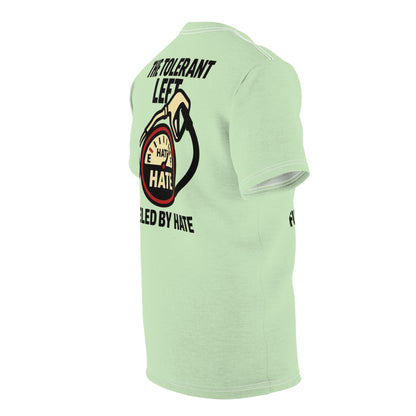 "The Tolerant Left", Unisex T-shirt (Soft Lime Green)
