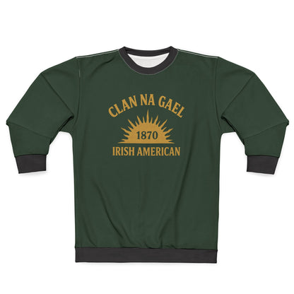 "Clan na Gael - Irish American", Unisex Sweatshirt (Fenian Green)
