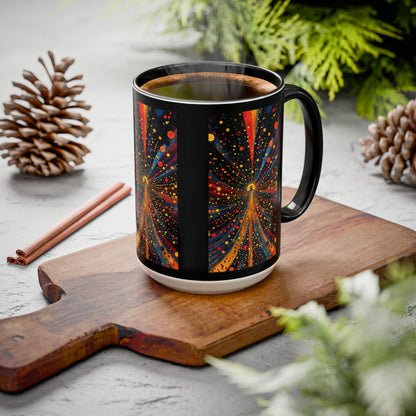 "Illuminated by Grace - 2 Corinthians 4:6", Colorful Mugs (11oz & 15oz)