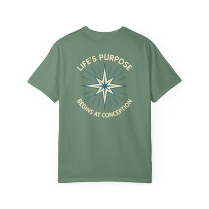 "Life's Purpose Begins at Conception #01", Unisex T-shirt