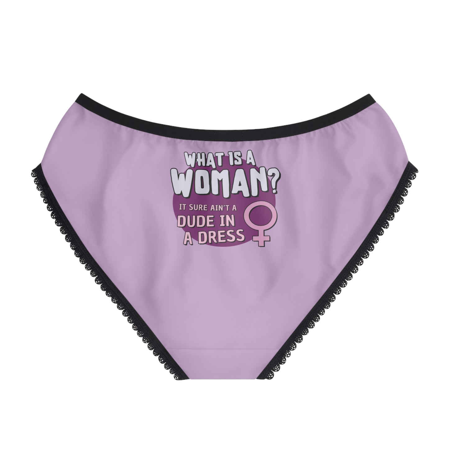 "What is a Woman" #01, Women's Briefs (Mauve)