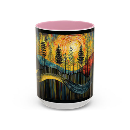 "Sacred Resonance", Colorful Mugs (11oz, 15oz)