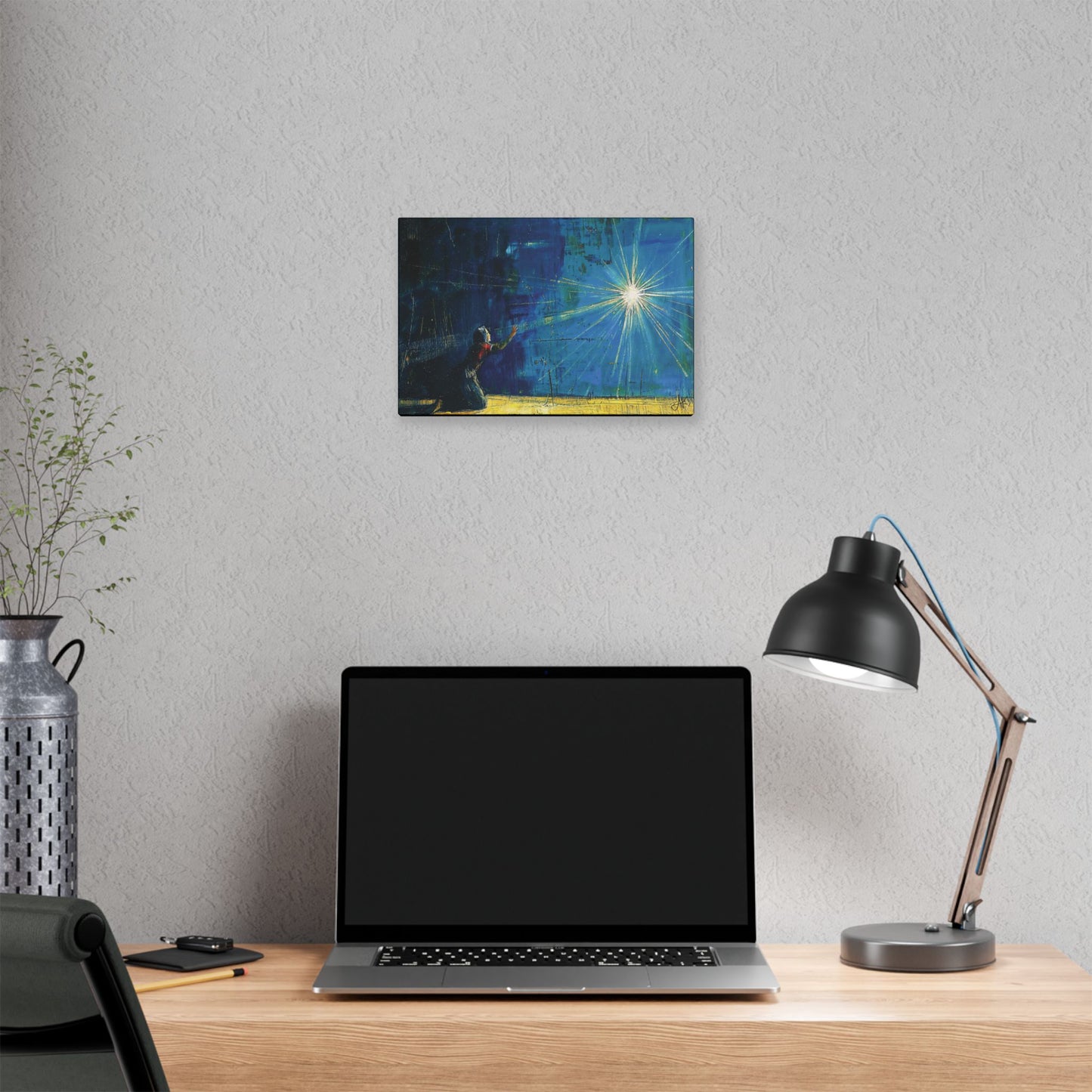 "Miraculous Connection", Stretched Classic Canvas Fine Art Print