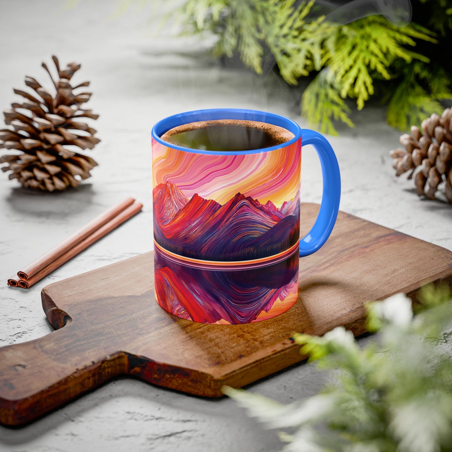"For In Him All Things Were Created" Colossians 1:16 (NIV), Colorful Mugs (11oz & 15oz)