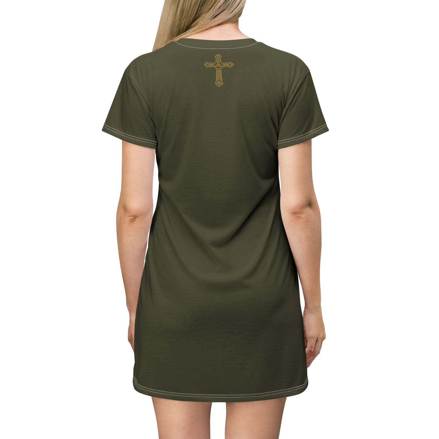 "Clan na Gael - Irish American", T-Shirt Dress (Fianna Green)