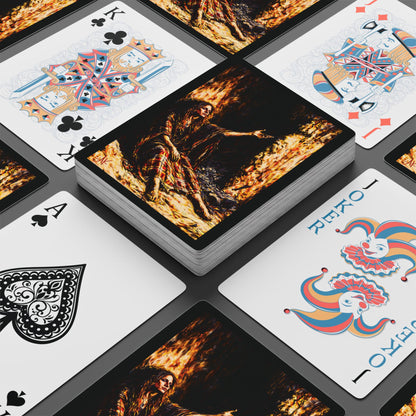 "His Presence is Instant", Christian Fine Art Playing Cards (Void Black)