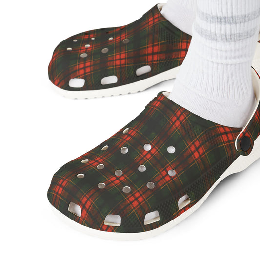 "Kilmor Brieve Tartan", Foam Rubber Clogs