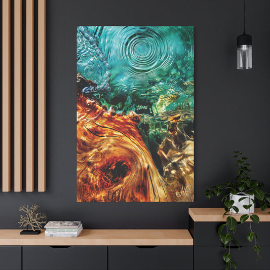 "Ringwell – Memory of the Tidal Wood", Fine Art Matte Canvas, Stretched, 1.25"