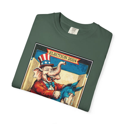 "MAGA Spanked the Donkeys 2024", Unisex T-shirt (Dark Colors)