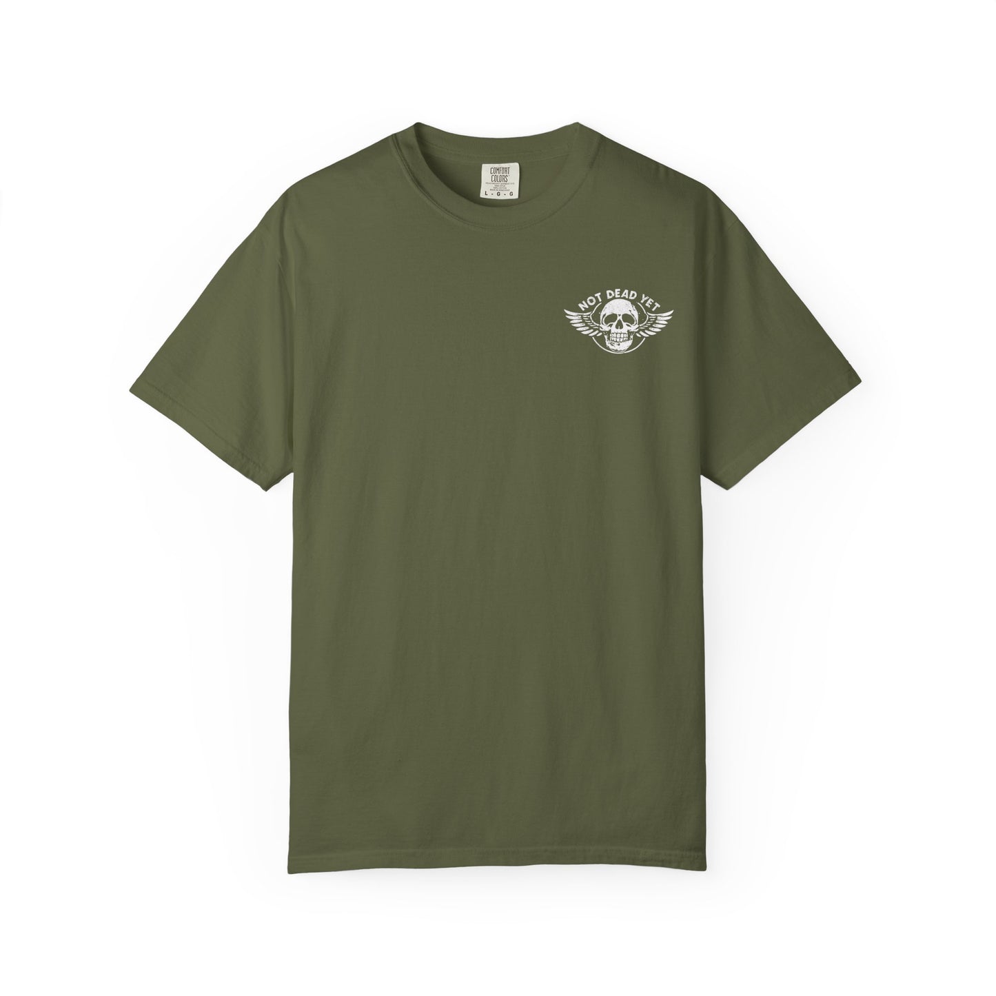 "Not Dead Yet - Winged Skull", Unisex T-shirt
