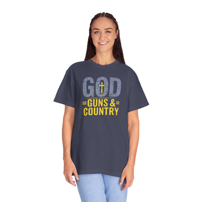"God Guns & Country" #01, Unisex T-shirt