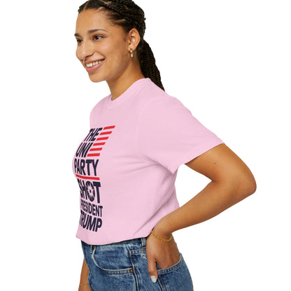 "The Uniparty Shot President Trump" #01, Unisex T-shirt