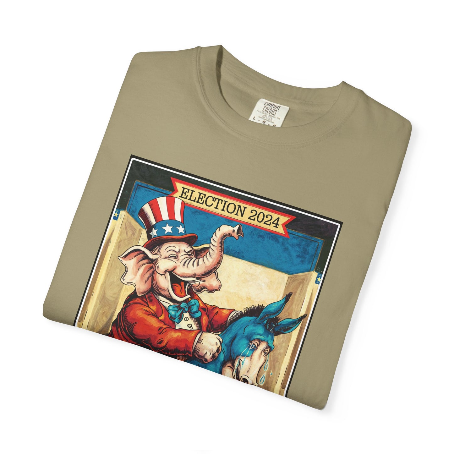 "MAGA Spanked the Donkeys 2024", Unisex T-shirt (Light Colors)