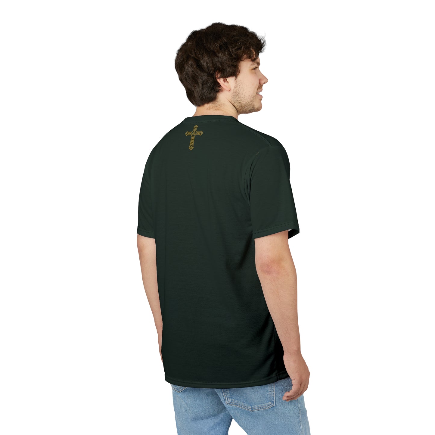 "Clan na Gael - Irish American", Unisex T-shirt (Túath Green)