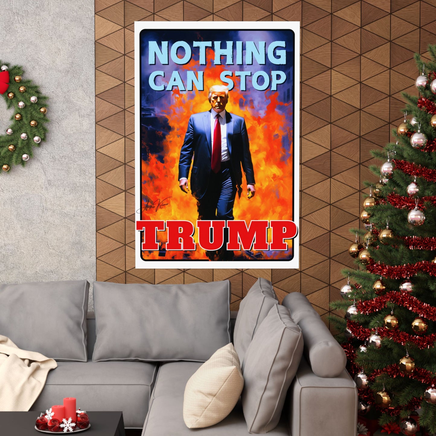 "Nothing Can Stop Trump", Poster