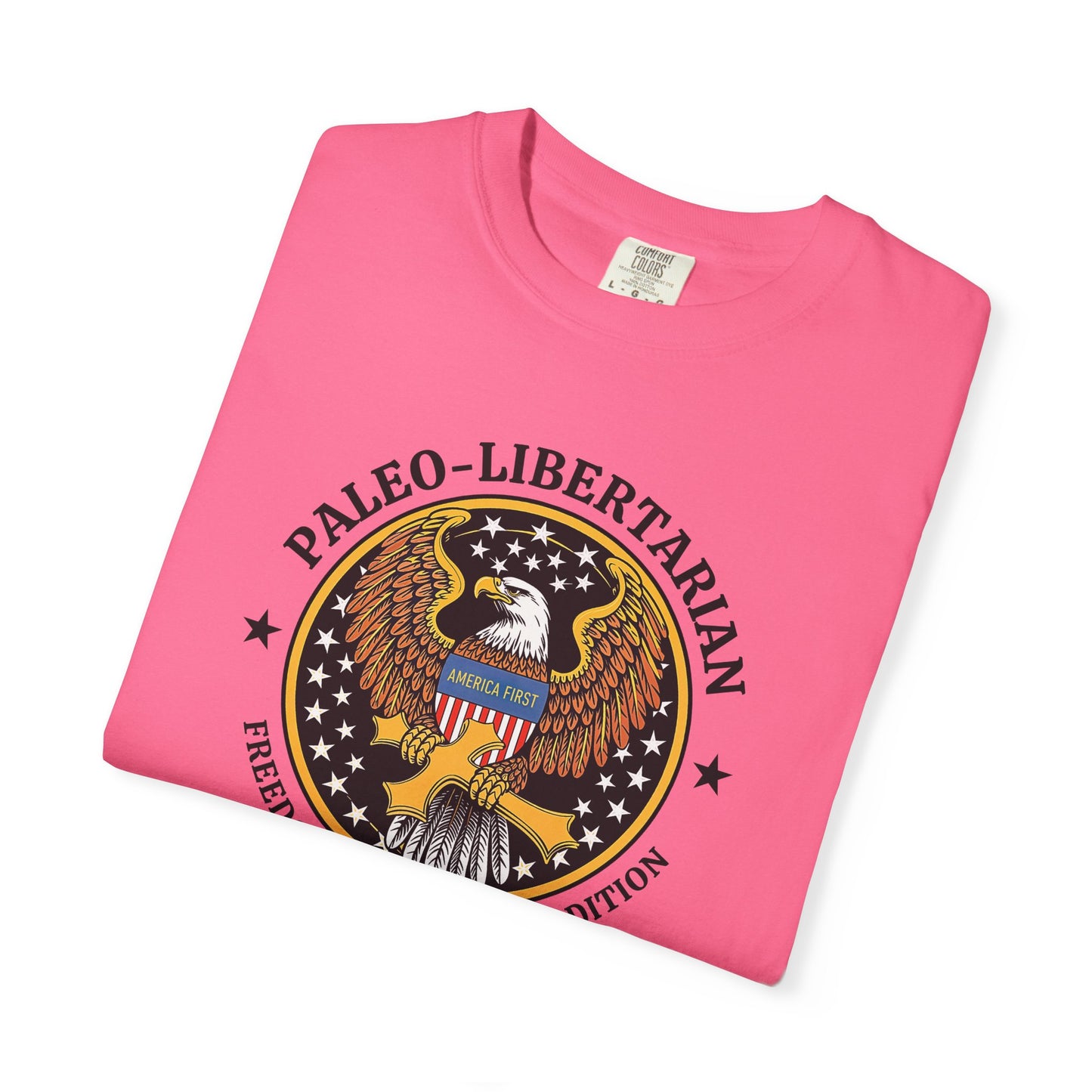 "Paleo-Libertarian" #01, Unisex T-shirt (Light Colors)
