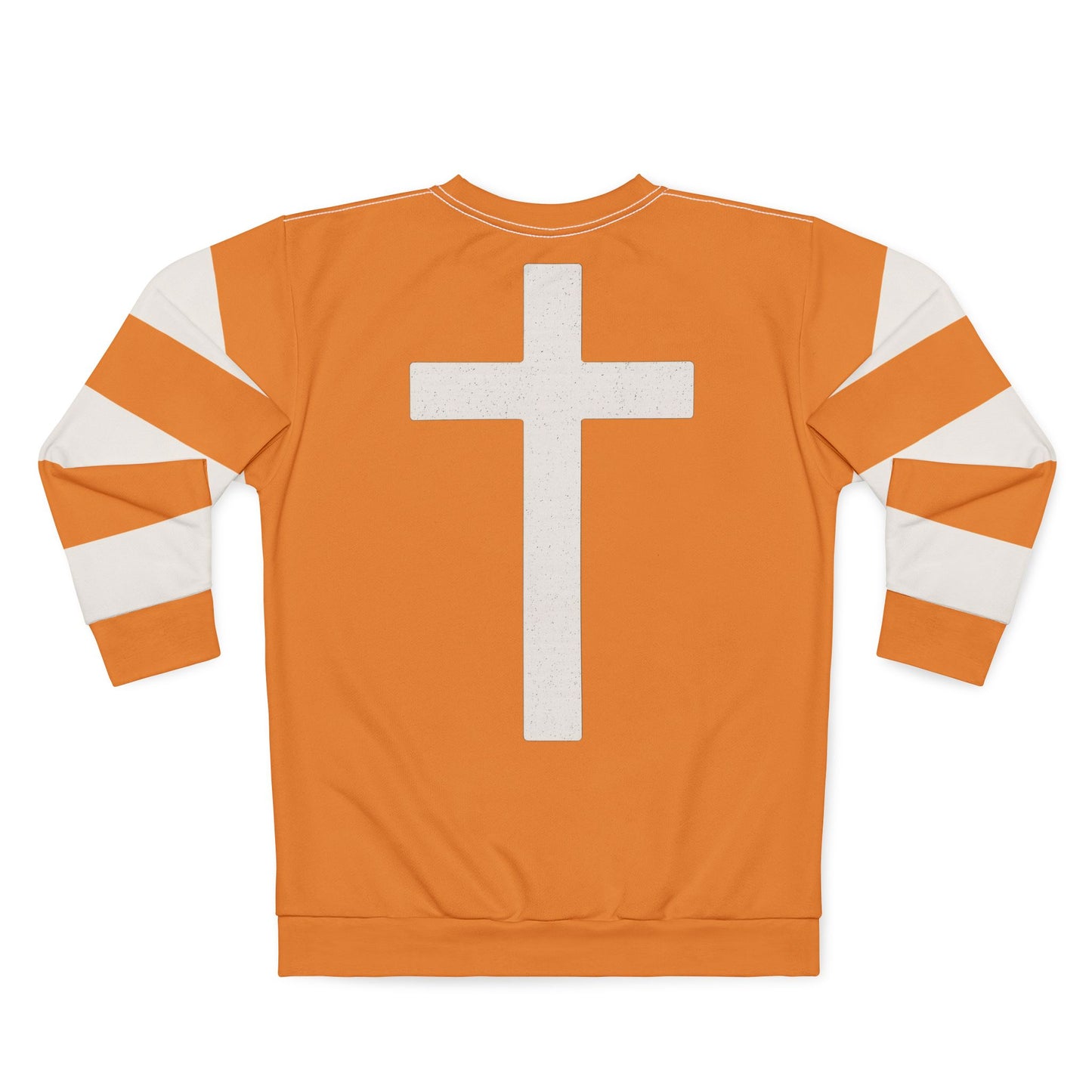 "Faith Overcomes Fear", Unisex Sweatshirt (Cadmium Orange)