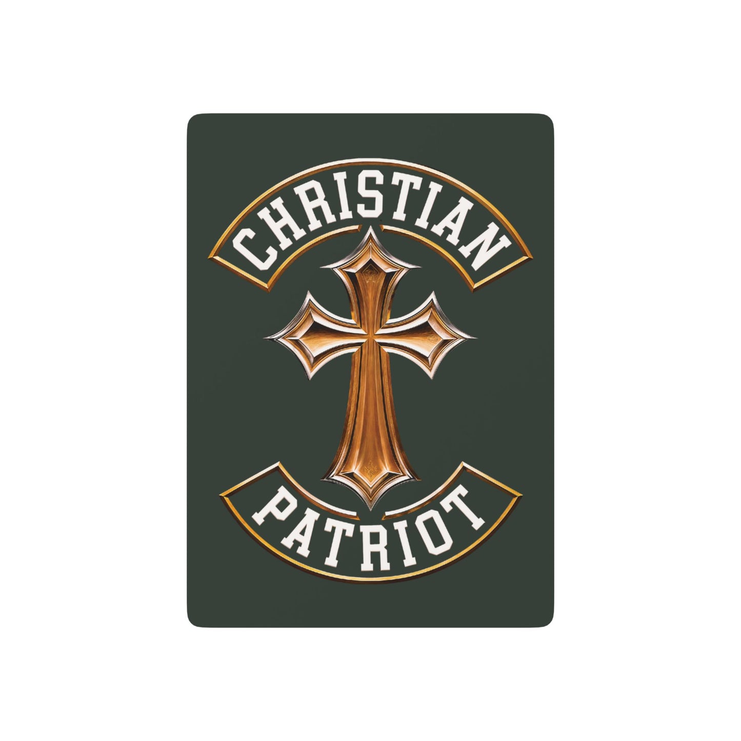 "Christian Patriot" #03, Christian Playing Cards (Hail Cloud Grey)