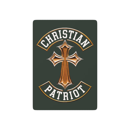 "Christian Patriot" #03, Christian Playing Cards (Hail Cloud Grey)