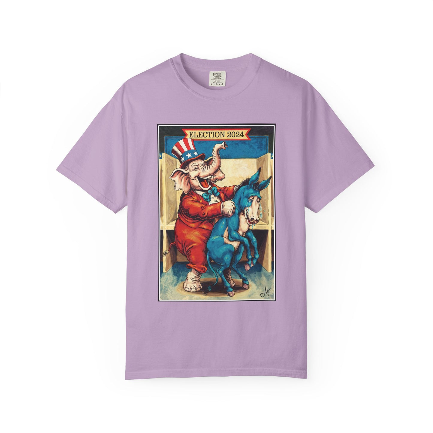 "MAGA Spanked the Donkeys 2024", Unisex T-shirt (Light Colors)
