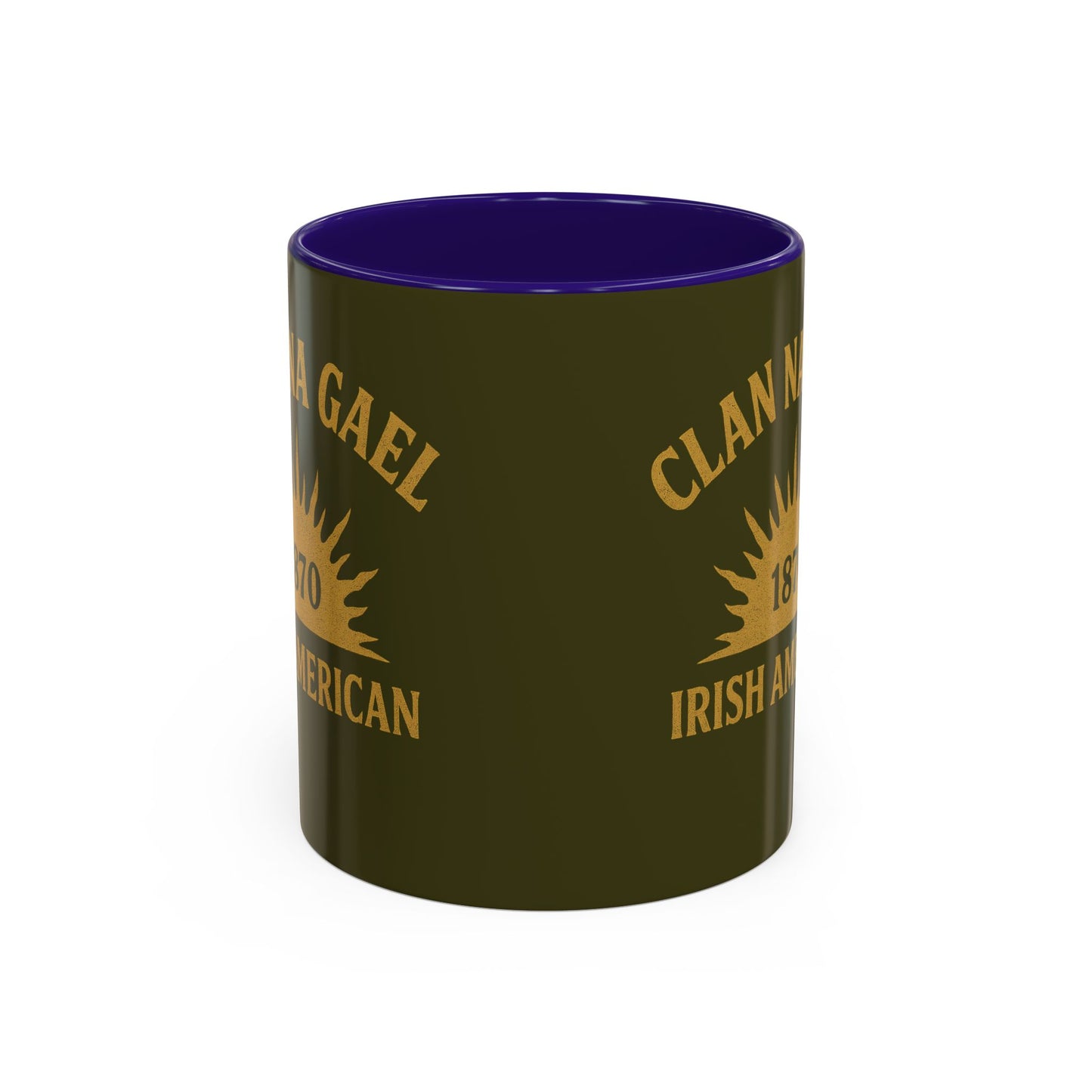 "Clan na Gael - Irish American", Colorful Mugs (11oz, 15oz) (Fianna Green)